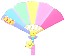 Brick Pendant Colorful Fan