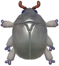 Silver Jewel Scarab