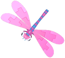 Pink Brick Large Red Damselfly