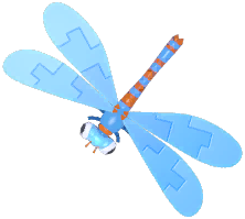 Blue Brick Large Red Damselfly