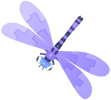 Purple Brick Large Red Damselfly