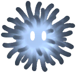 Gray Bouncy Dust Insect