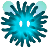 Blue Floating Dust Bug