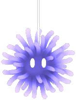 Indigo Hanging Dust Bug