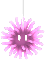 Pink Hanging Dust Bug