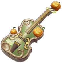 Grimkin Pumpkin Violin
