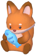 Fox Hugging Fish Lamp