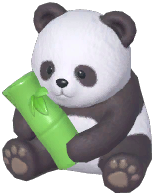 Panda Hugging Bamboo Lamp
