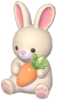 Bunny Hugging Carrot Lamp