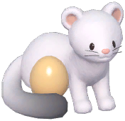 Ferret Guarding Egg Lamp