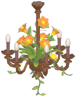 Butterfly Floral Chandelier