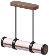 Horizontal Cylinder Pendant Lamp