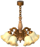 Flower-Shaped Chandelier