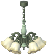 Flower-Shaped Chandelier