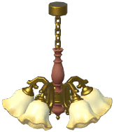 Flower-Shaped Chandelier