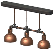 Industrial Triple-Headed Pendant Lamp