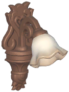Farmhouse Flower Wall Lamp