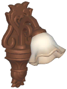 Farmhouse Flower Wall Lamp