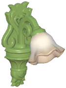 Farmhouse Flower Wall Lamp
