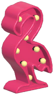 Flamingo Metal Floor Lamp