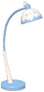 Pixel Plaid Floor Lamp