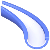 Left-Curved Slide