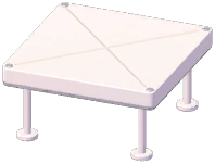 Large Pillar Platform