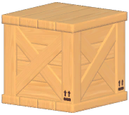 Movable Wooden Box