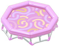 Large Color Rope Trampoline