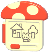 Mushroom Magnetic Drawing Board