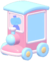 Toy Train Head Photo Frame