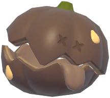 Huge Broken Pumpkin Head