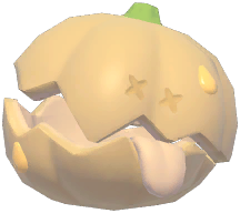Huge Broken Pumpkin Head