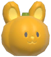 Bunny Pumpkin Head