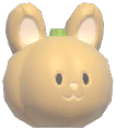 Bunny Pumpkin Head