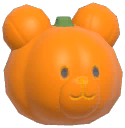 Bear Pumpkin Head