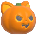 Kitty Pumpkin Head