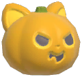 Kitty Pumpkin Head