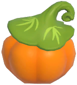 Huge Orange Grimkin Pumpkin
