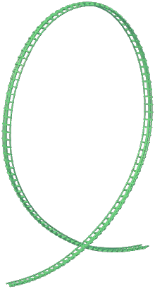 Big Loop Roller Coaster Track