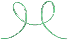 Serpentine Roller Coaster Track
