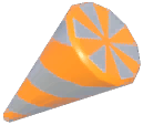 Yellow Party Popper