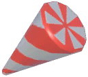 Red Party Popper