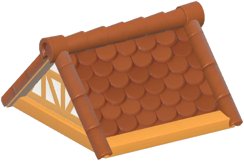 Wood Tile Roof