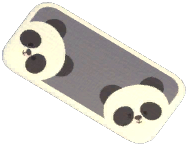 Panda Wood Fiber Rug
