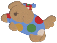 Warmy Color-Blocked Puppy Rug