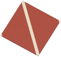 Diagonal Rubber Mat
