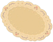Elegant Ruffle Oval Rug