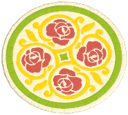 Rose Collage Tile