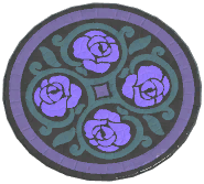 Rose Collage Tile